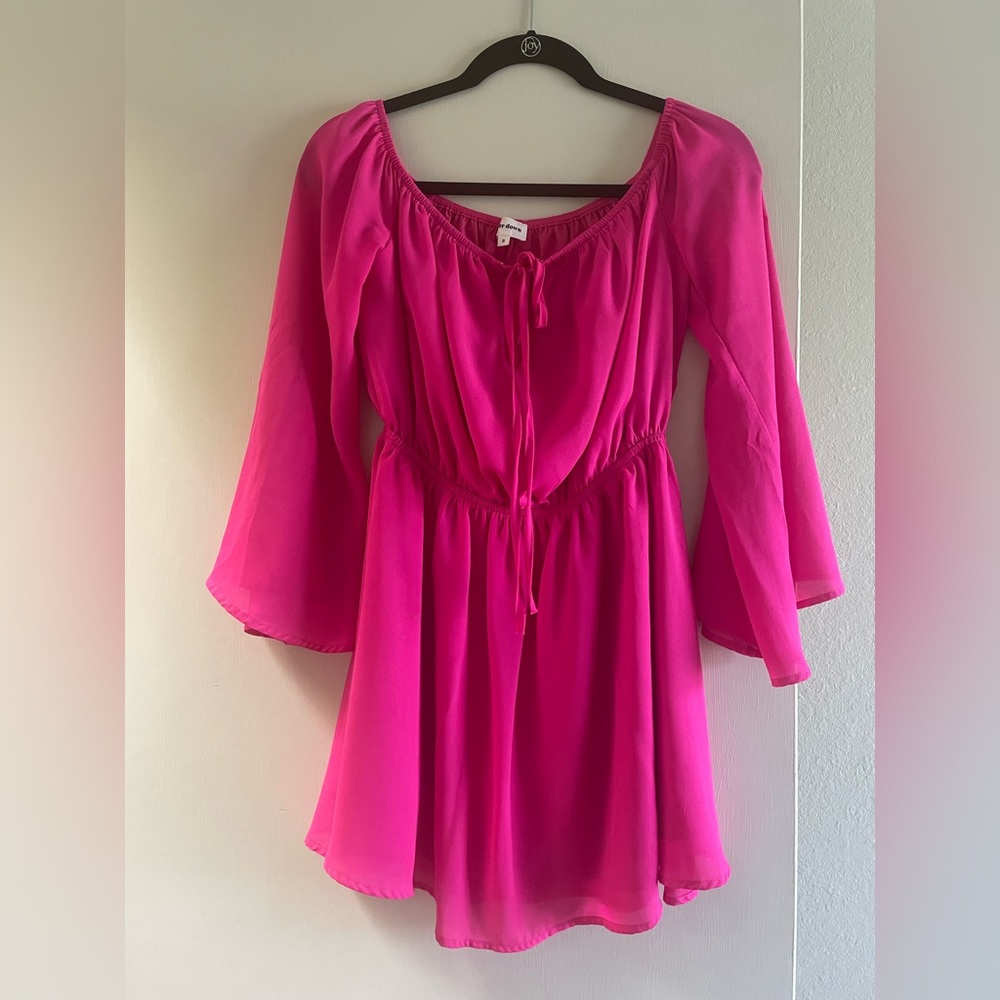 Superdown | Pink  Off Shoulder Mini Revolve Dress